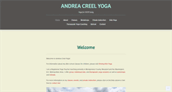 Desktop Screenshot of andreacreelyoga.com