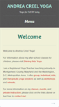 Mobile Screenshot of andreacreelyoga.com